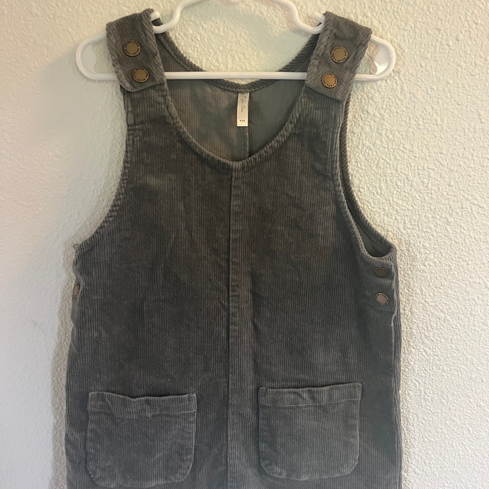 Rylee + Cru Odette jumper in Indigo. Size 4-5.
